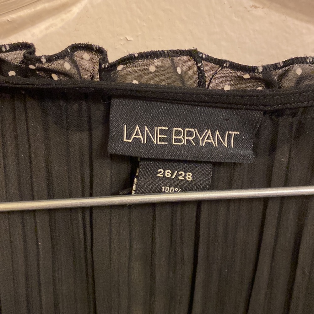 Lane Bryant size 24/26 long sleeve v neck blouse - Picture 7 of 14